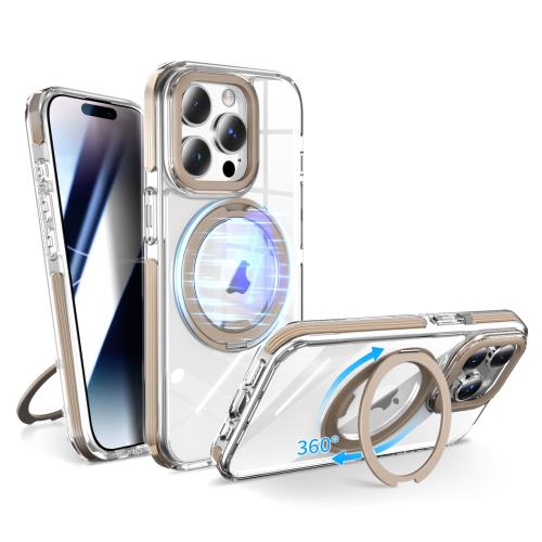 2025斬新アップグレード・多機能一体ケースを単なる飾り物ではなく、あなたの暮らしを便利にする魔法のケース！スタンド・MagSafe対応・リングの3in1を実現！新しく改良された鋸歯構造を内蔵しており、以前の製品よりもはるかに耐久性があり、...