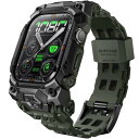 SUPCASE Apple watch 10 46mm ケース 保護カバー バンド付き一体型 軍事規格保護 バンパー 調節可能ストラップバンド付き アップルウォッチ 10 46mm用 Oreシリーズ(2)