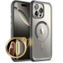 SUPCASE iPhone 16 Pro ケース 6.3インチ 2024 衝撃吸収 MagSafe対応 カメラコントロールボタン 黄変防止背面透明 保護 クリアカバースレ傷防止 滑り止め ストラップホール 衝撃吸収 薄型 密着 ワイヤレス充電対応 UBMagシリーズ 灰