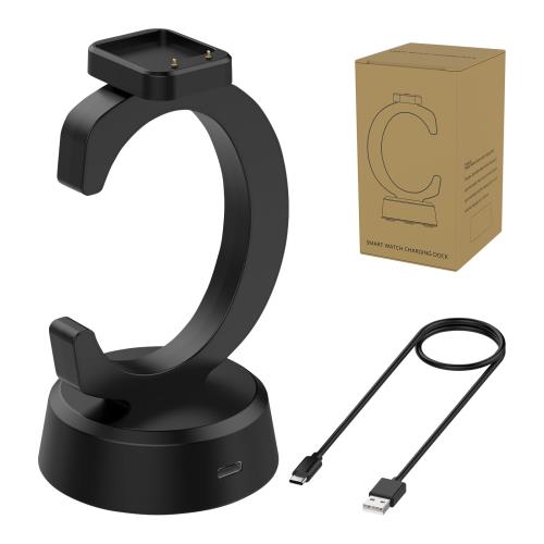 対応 HUAWEI Band 10/9/8 スマートウォッチ 充電ケーブル 充電スタンド 充電器 Sediven C型 磁気吸着 高耐久 便利性 過電圧過負荷フィルター保護 交換部品 (ブラック)(2)