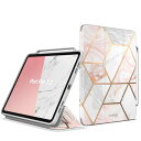 i-Blason iPad Pro 13インチ ケース M4 2024年 アイパッド ケース 折りたたみスタンド式 ペン収納 Apple Pencilペアリングとワイヤレス充電機能対応 マーブル(2)