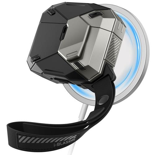 i-Blason Apple Airpods 4 ケースカバー MagSafe [マグネット式自動ロック] [MagSafe ワイヤレス充電] ..