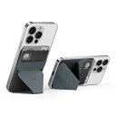 MOFTブランド ストア スマホスタンド 粘着式 4 in 1 スマホスタンド スマホホルダー スキミング防止カードケース iPhone/Android 全機種対応 (スペースグレー)