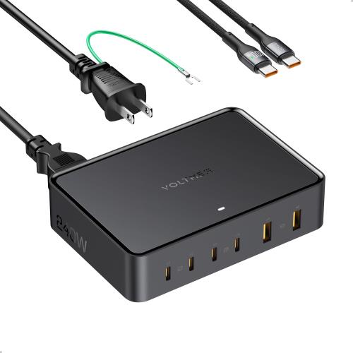 VOLTME PD Ŵ 240W 6ݡ  ®ŴUSB-C4 USB-A2 ñݡ140W6Ʊ Ķ...