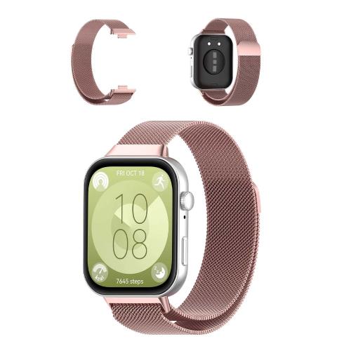 HUAWEI Watch Fit 3 コンパチブル 対応 交換ベルトHUKWIMO磁気 バックル付き ステンレス製交換バンド ファッション 頑丈 男女兼用 伸縮バンド サイズ調整可能 細身 HUAWEI Watch Fit 3対応 (ローズピンク) HUAWEI Watch Fit 3 コンパチブル 対応 交換ベルトHUKWIMO磁気 バックル付き ステンレス製交換バンド ファッション 頑丈 男女兼用 伸縮バンド サイズ調整可能 細身 HUAWEI Watch Fit 3対応 (ローズピンク)