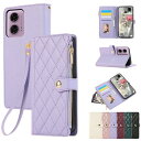 Rosbtib Motorola Moto G24 ケース 手帳型 財布型 カバー モトローラ g24 ケース ファスナー型 小銭入れ モトローラ g24 手帳...