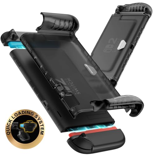 i-Blason Nintendo Switch 2 2025用 ケース 耐衝撃 グリップ部分回れる TPUグリップ 保護カバー ドッキング可能 人間工学 一体型 握りやすい Joy-Con コントローラー対応