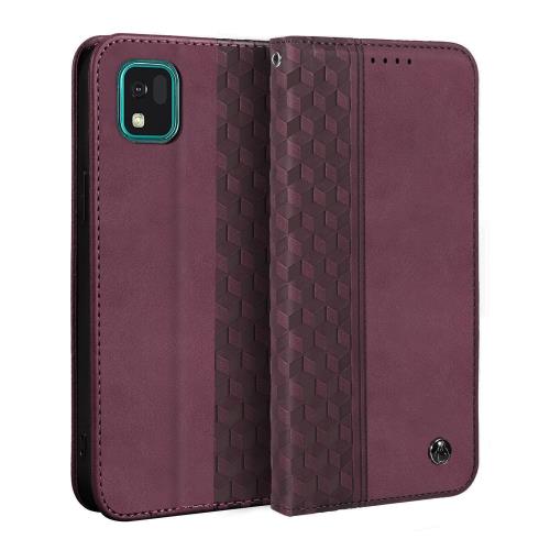 Rakuten - 京セラ かんたんスマホ3 A205KC ケース 手帳型 a205kc ケース ひし形柄 Gedurya かんたんスマホ3 ケース 手帳型 A205KC ケース マグネット式 スタンド機能 京セラ A20