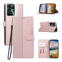 Rosbtib OPPO Reno11 A ケース 手帳型 OPPO Reno 11A ケース スクエア柄 シンプル 軽量 薄型 オッポ リノ11 A ケース ...