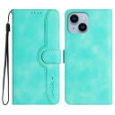 Gedurya iPhone 14 Plus ケース 手帳型 iphone14plus ケース 帽子 シェイプ アイフォン14プラス ケース 手帳型 スタンド機能 iPhone 14プラス ケース マグネット式 iPhone 14 Plus スマホケース 携帯カバー 財布型 - グリーン