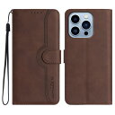 Gedurya iPhone 13 Pro Max ケース 手帳型 iphone13promax ケース 帽子 シェイプ アイフォン13プロマックス ケース 手帳型 スタンド機能 iPhone 13プロマックス ケース マグネット式 iPhone 13 Pro Max スマホケース 携帯カバー 財布型 - ブラウン