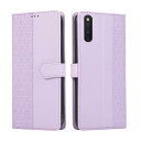 Rosbtib Galaxy A41 ケース 手帳型 日本版 SC-41A ケース SCV48 ケース スクエア柄 シンプル 軽量 薄型 ギャラクシーA41 ケ...