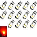 T10 LED ポジションランプ T10 led キャンセラー T10 車LED カーテシ/ポジション/ルームランプ/ナンバー灯/トランク灯/クリアランス/テールランプ 14個入 (紅 レッド)