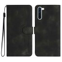 Gedurya OPPO Reno3 A ケース 手帳型 オッポリノ3a ケース 帽子 シェイプ CPH2013 ケース A002OP 手帳型 スタンド機能 オツポreno 3a ケース マグネット式 Reno3 A スマホケース 携帯カバー 財布型 - ブラック