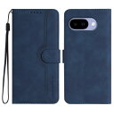 Gedurya Google Pixel 9a ケース 手帳型 Pixel9a ケース 帽子 シェイプ グーグル ピクセル9a ケース 手帳型 docomo au ソフトバンク SIMフリー 対応 スタンド機能 Google用 ピクセル 9a カバー マグネット式 Google Pixel 9a スマホケース 携帯カバー 財布型 - ブルー