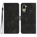 Gedurya シンプルスマホ5 ケース 手帳型 A001SH 帽子 シェイプ シャープ ソフトバンク SoftBank Simple Sumaho 5 ケース 手帳型 スタンド機能 シンプルスマホ5 A001SH スマホケース 携帯カバー 財布型 - ブラック
