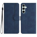 Gedurya Galaxy S23 FE ケース 手帳型 au SCG24 ケース 帽子 シェイプ ギャラクシーs23 fe ケース 手帳型 スタンド機能 Galaxy S23 FE 5G ケース マグネット式 Samsung Galaxy S23 FE スマホケース 携帯カバー 財布型 - ブルー