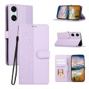 Rosbtib Xperia 10 VI ケース 手帳型 docomo SO-52E ケース au SOG14 カバー スクエア柄 シンプル 軽量 薄型 エクス...