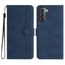 Gedurya Galaxy S22 ケース 手帳型 SC-51C ケース 帽子 シェイプ SCG13 ケース ギャラクシー s22 手帳型 スタンド機能 マグネット式 Samsung Galaxy S22 スマホケース 携帯カバー 財布型 - ブルー