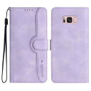 Gedurya Galaxy S8 Plus ケース 手帳型 Galaxy S8+ SC-03J ケース 帽子 シェイプ SCV35 ケース スタンド機能 ギャラクシー s8 plus ケース マグネット式 Samsung Galaxy S8 Plus スマホケース 携帯カバー 財布型 - パープル