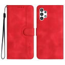 Gedurya Galaxy A32 5G ケース 手帳型 ギャラクシー A32 5G ケース 帽子 シェイプ SCG08 ケース スタンド機能 ギャラクシー a32 5g ケース マグネット式 Samsung Galaxy A32 5G スマホケース 携帯カバー 財布型 - レッド