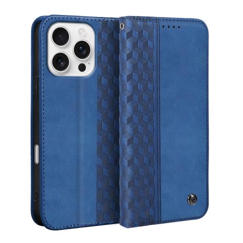 Gedurya iPhone 16 Pro Max ケース 手帳型 アイフォン16プロマックス ケース iPhone 16 Pro Max 手帳型 ケース ひし形柄 マグネット式 スタンド機能 iPhone16ProMax ケース 手帳型 携帯カバー カード収納 財布型 iPhone 16 Pro Max スマホケース 軽量 薄型 全面保護 耐衝撃 6