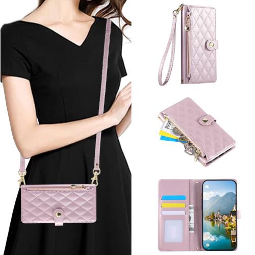 Gedurya Galaxy S25 Ultra ケース 手帳型 ギャラクシーS25 Ultra ケース SC-52F ケース ショルダー ファスナー型 小銭入れ 斜めがけ 肩掛け Galaxy S25 Ultra スマホケース 財布型 カード収納 コインポケット ギャラクシーs25ウルトラ 手帳型 ケース マグネット開閉式 スタン