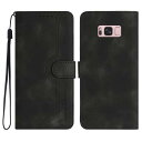 Gedurya Galaxy S8 Plus ケース 手帳型 Galaxy S8+ SC-03J ケース 帽子 シェイプ SCV35 ケース スタンド機能 ギャラクシー s8 plus ケース マグネット式 Samsung Galaxy S8 Plus スマホケース 携帯カバー 財布型 - ブラック