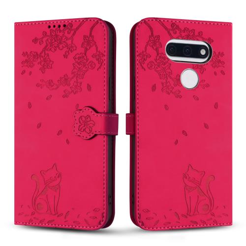 LG style3 L-41A ケース 手帳型 Rosbtib LG スタイル3 ケース プラムブロッサム ラブリー 子猫柄 LG style3 L-41A スマホケース 高級PUレザー カード収納 L-41A 携帯カバー マグネット式 スタンド機能 LG style3 ケースカバー 財布型 (ローズレッド) LG style3 L-41A ケース 手帳型 Rosbtib LG スタイル3 ケース プラムブロッサム ラブリー 子猫柄 LG style3 L-41A スマホケース 高級PUレザー カード収納 L-41A 携帯カバー マグネット式 スタンド機能 LG style3 ケースカバー 財布型 (ローズレッド)