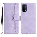 Gedurya OPPO A54 5G ケース 手帳型 au OPG02 ケース 帽子 シェイプ オッポa54 5g ケース 手帳型 OPPO A54 ケース スタンド機能 OPPO A54 5G CPH2303 ケース マグネット式 OPPO A54 5G スマホケース OPG02 携帯カバー 財布型 - パープル