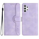 Gedurya Galaxy A32 5G ケース 手帳型 ギャラクシー A32 5G ケース 帽子 シェイプ SCG08 ケース スタンド機能 ギャラクシー a32 5g ケース マグネット式 Samsung Galaxy A32 5G スマホケース 携帯カバー 財布型 - パープル