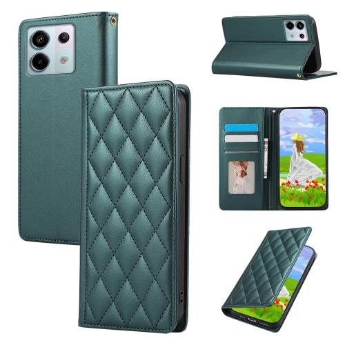 Gedurya Redmi Note 13 Pro 5G ケース 手帳型 Redmi Note 13 Pro ケース 財布型 カード収納 RFIDブロッキング レドミ ノート13プロ 5G ケース 携帯カバー マグネット式 モンド グリッド シェイプ Redmi Note 13 Pro 5G スマホケース Note 13 Pro カバー スタンド機能 手帳型