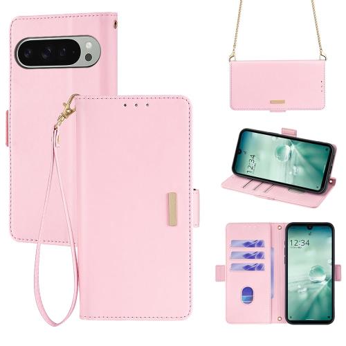 Google Pixel9 ケース Pixel 9 Pro ケース グーグルピクセル 9 ケース ショルダー ストラップ付き pixel 9 カバー スタンド機能 カード収納 耐衝撃 リストストラップ付き ピクセル9プロ ケース おしゃれ 女性 pixel 9pro スマホケースのあるメタルバックル google pixel 9/pi