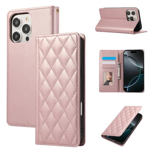 Gedurya iPhone 16 Pro Max ケース 手帳型 アイフォン16プロマックス ケース 財布型 カード収納 RFIDブロッキング いphone16promax ケース 携帯カバー マグネット式 モンド グリッド シェイプ iPhone 16 Pro Max スマホケース カバー スタンド機能 iPhone 16 Pro Max 手帳型