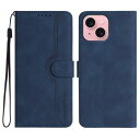 Gedurya iPhone 15 ケース 手帳型 iphone15 ケース 帽子 シェイプ アイフォン15 ケース 手帳型 スタンド機能 iPhone15 ケース マグネット式 iPhone 15 スマホケース 携帯カバー 財布型 - ブルー
