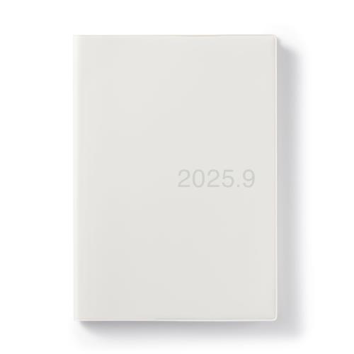 無印良品 手帳 2025年 A5 マンスリー/ウィークリー スケジュール帳 ホワイトグレー 84526190 2025年8月始まり 月曜始まりのサムネイル