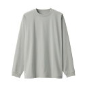 無印良品 Tシャツ UVカット吸汗速乾長袖Tシャツ メンズ BIA01A3A グレー 紳士S