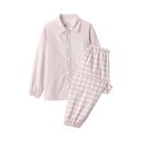 無印良品 キッズ 脇に縫い目のない 二重ガーゼパジャマ ユニセックス子供 FEB08A4S ライトピンク キッズ120~130