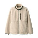 無印良品 紳士 ボアフリースジャケット メンズ AB1MWA4A サンドベージュ 紳士XS