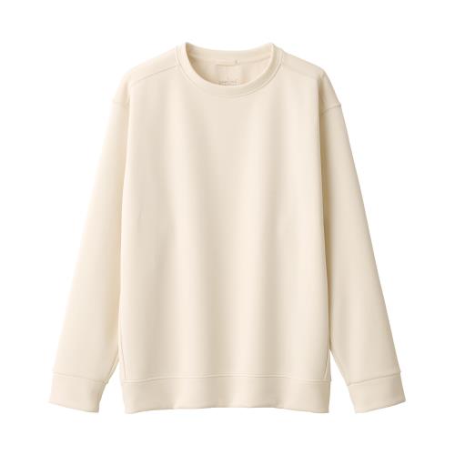 無印良品 スウェットシャツ UVカット 乾きやすいスウェットシャツ メンズ BI001A3A アイボリー 紳士L