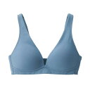 無印良品 婦人 ノンワイヤープランジブラジャー レディース FCH16A4A スモーキーブルー 婦人S