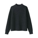 無印良品 婦人 アンデスウールモックネックセーター レディース BA1P6A4A ダークグレー 婦人S(4)