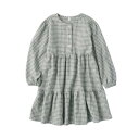無印良品 キッズ 両面起毛フランネルワンピース ユニセックス子供 CB1KLA4A グレーチェック キッズ110