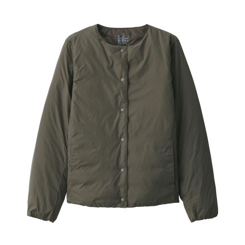 カーキ ノーカラーコート L-XL 無印商品　アウター　ブルゾン 楽天市場】無印（カラーカーキグリーン）（コート・ジャケット