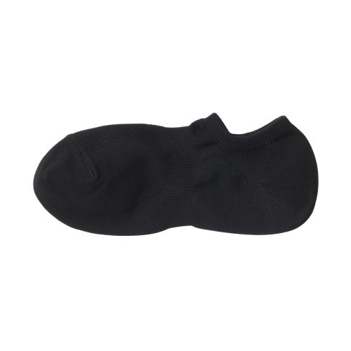 無印良品 紳士 足なり直角 スニーカーイン (無地) メンズ DAC16A5S 黒 27～29cm