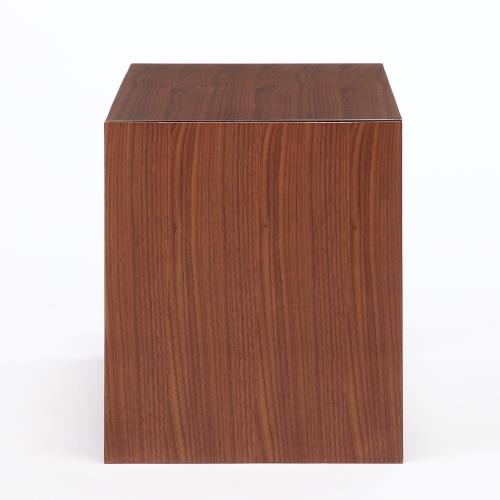 無印良品 コの字の家具 幅70×奥行30×高さ35cm 積層合板 ウォールナット材 83437282