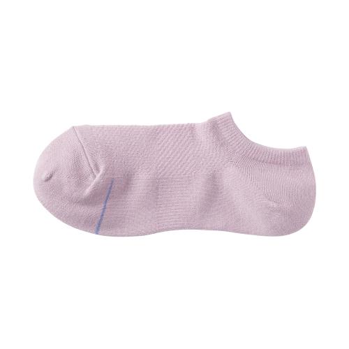 無印良品 婦人 足なり直角 さらっと綿 スニーカーイン レディース DAF40A5S ラベンダー 21～23cm
