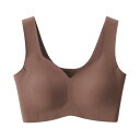 無印良品 婦人 ひびきにくいハーフトップブラジャー レディース FCH55A4A ブラウン 婦人S