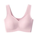 無印良品 婦人 ひびきにくいハーフトップブラジャー レディース FCH55A4A ライトピンク 婦人S