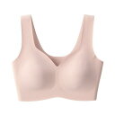 無印良品 婦人 ひびきにくいハーフトップブラジャー レディース FCH55A4A アプリコット 婦人S
